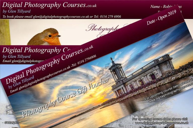 121 Digital Photography Course Gift Vouchers